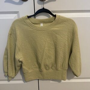 Lululemon textured crewneck